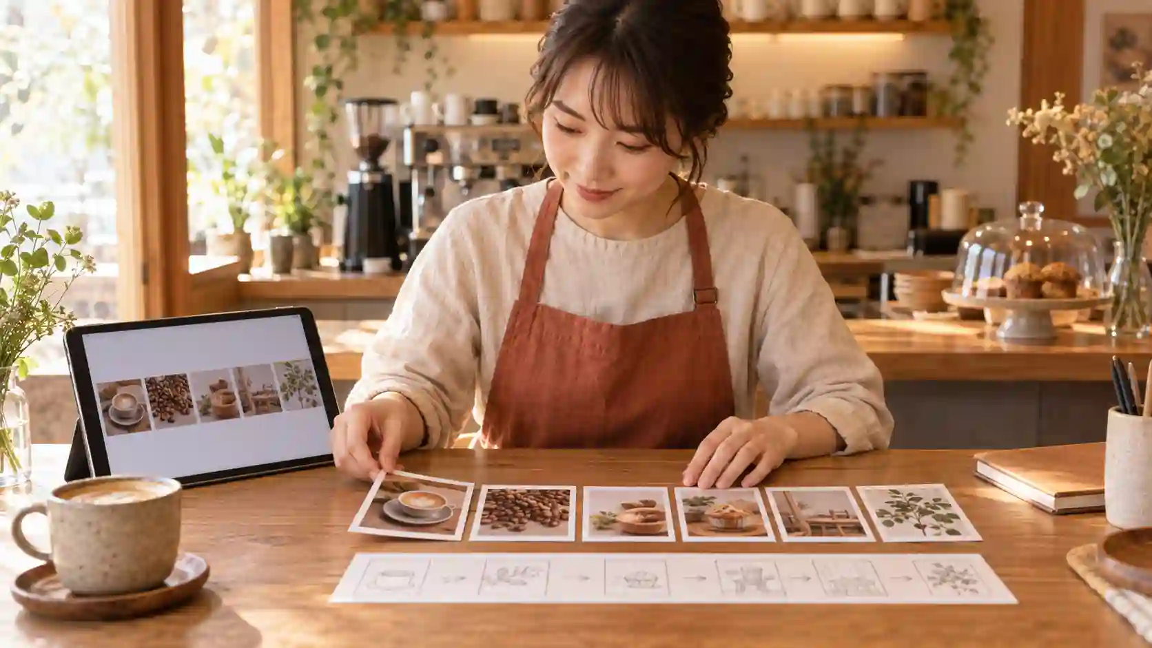 インスタカルーセル投稿の作り方｜店舗の話題を複数枚に分ける手順