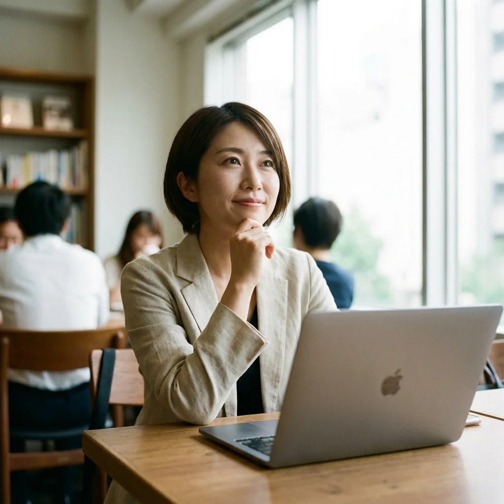 ターゲットに悩む経営者の様子